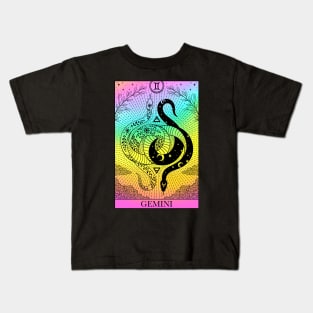 Zodiac sign tarot card Gemini Kids T-Shirt